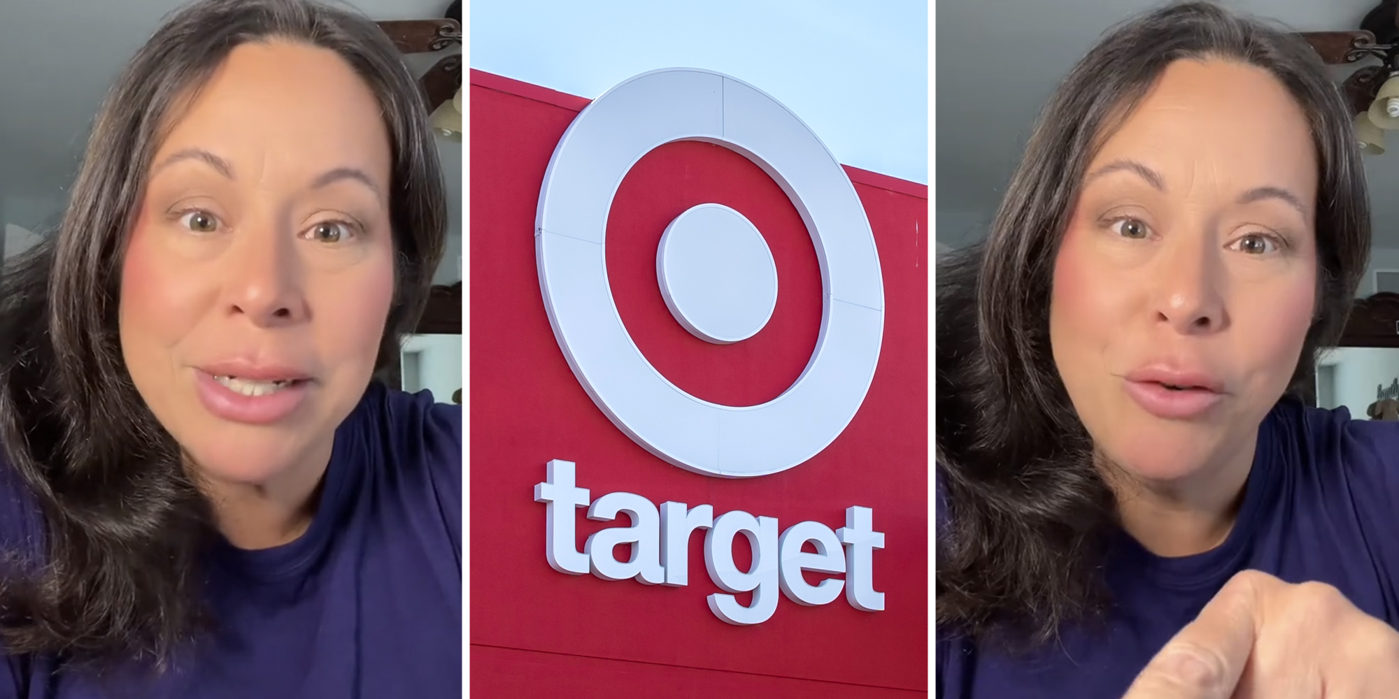 Woman talking(L+r), Target(c)