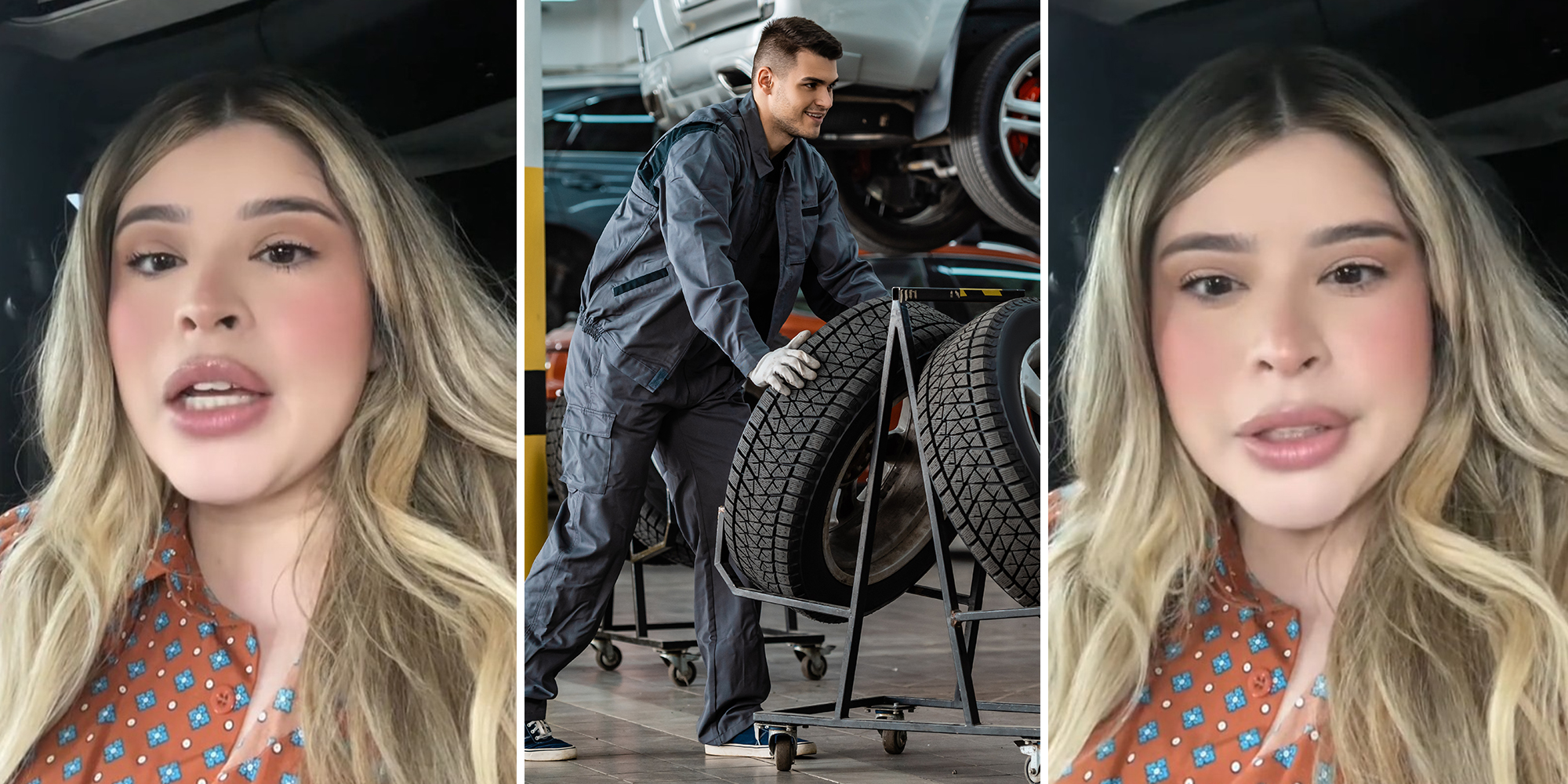 Customer asks tire mechanic for integral part he forgot. She can’t believe his response