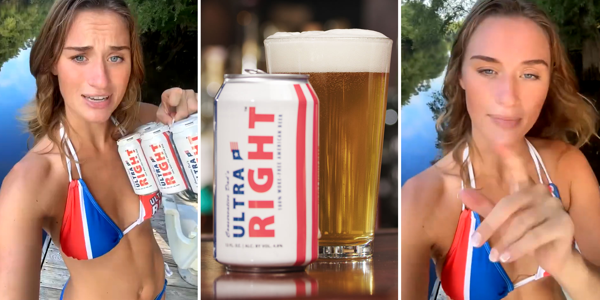 Ultra Right, the non-woke beer, has a new spokesperson: The trad wife who said the N-word