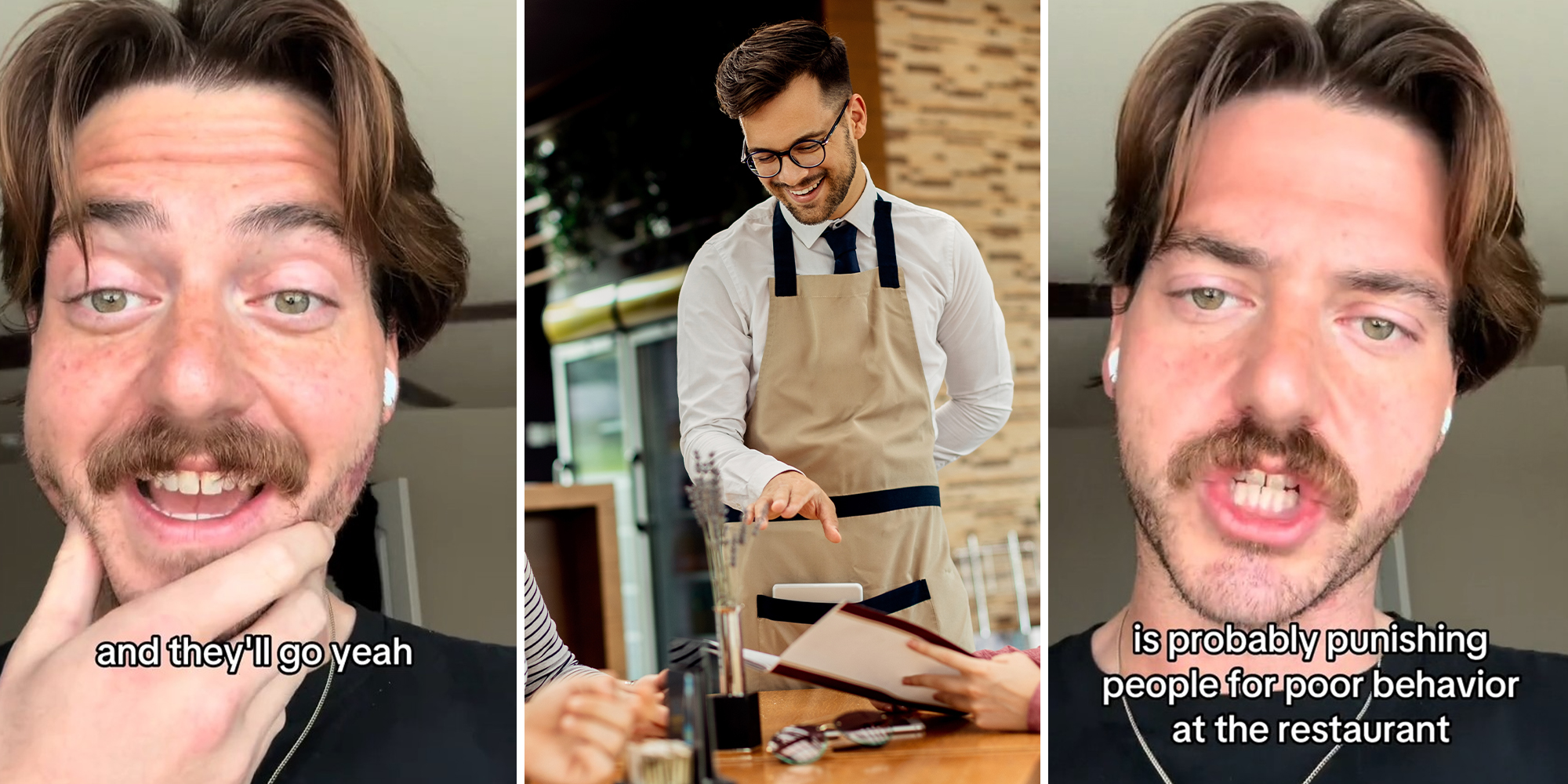 Server shares how he 'punishes' guests who seat themselves