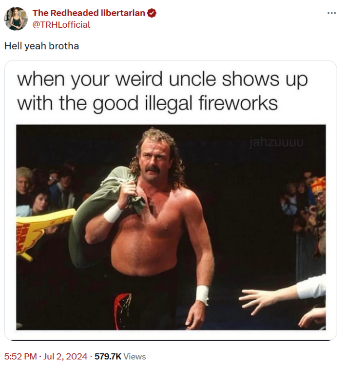 4th of july meme about fireworks