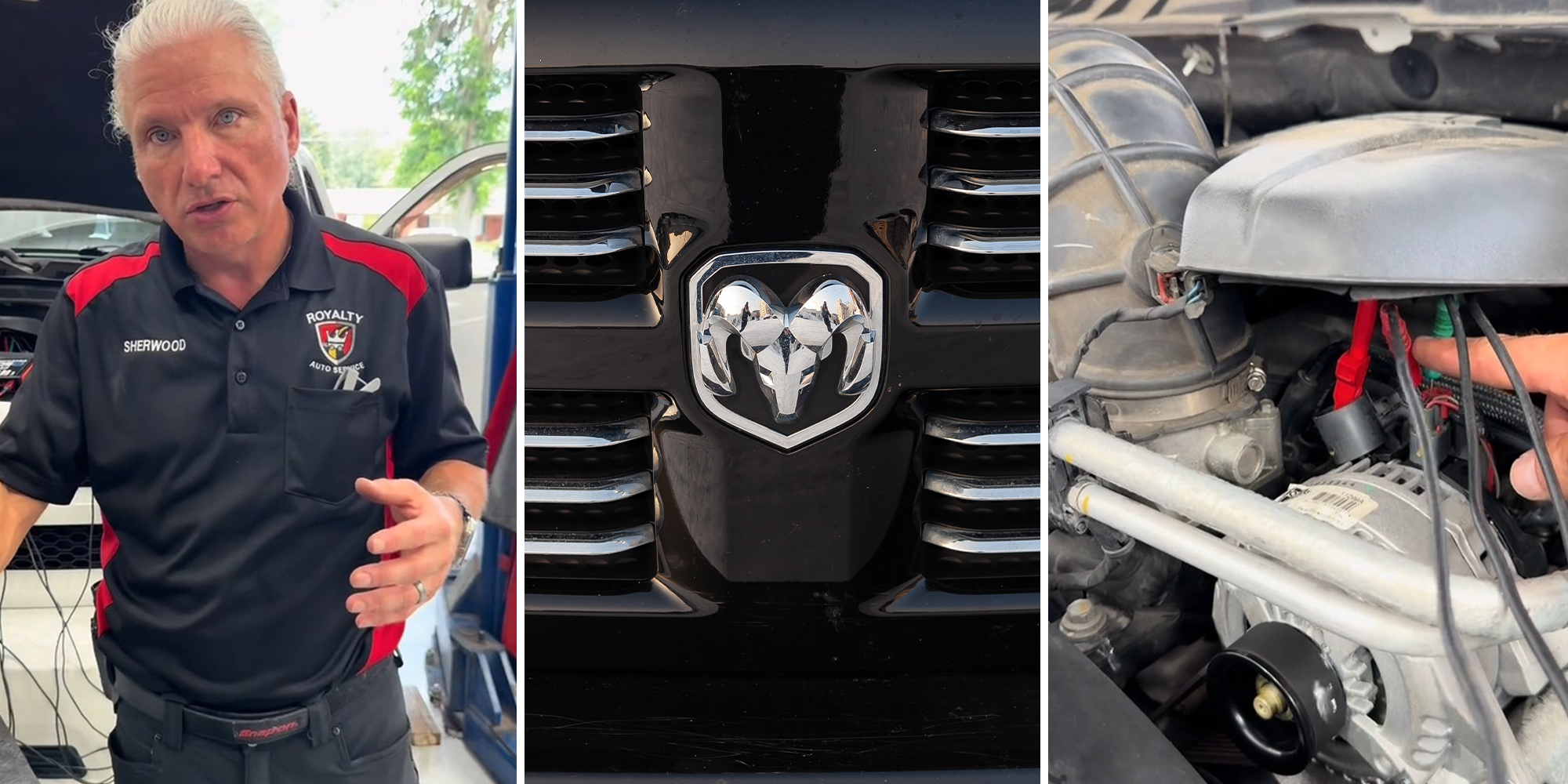 Dodge Ram has alternator and battery replaced