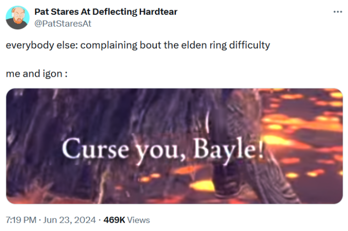 curse you bayle Elden ring text screenshot