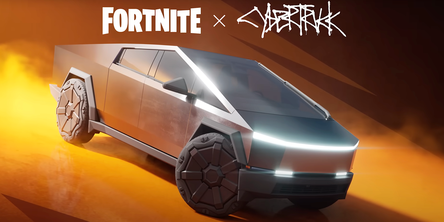 cybertruck fortnite rocket league