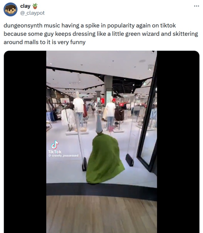 tiny green mall wizard aka crawly