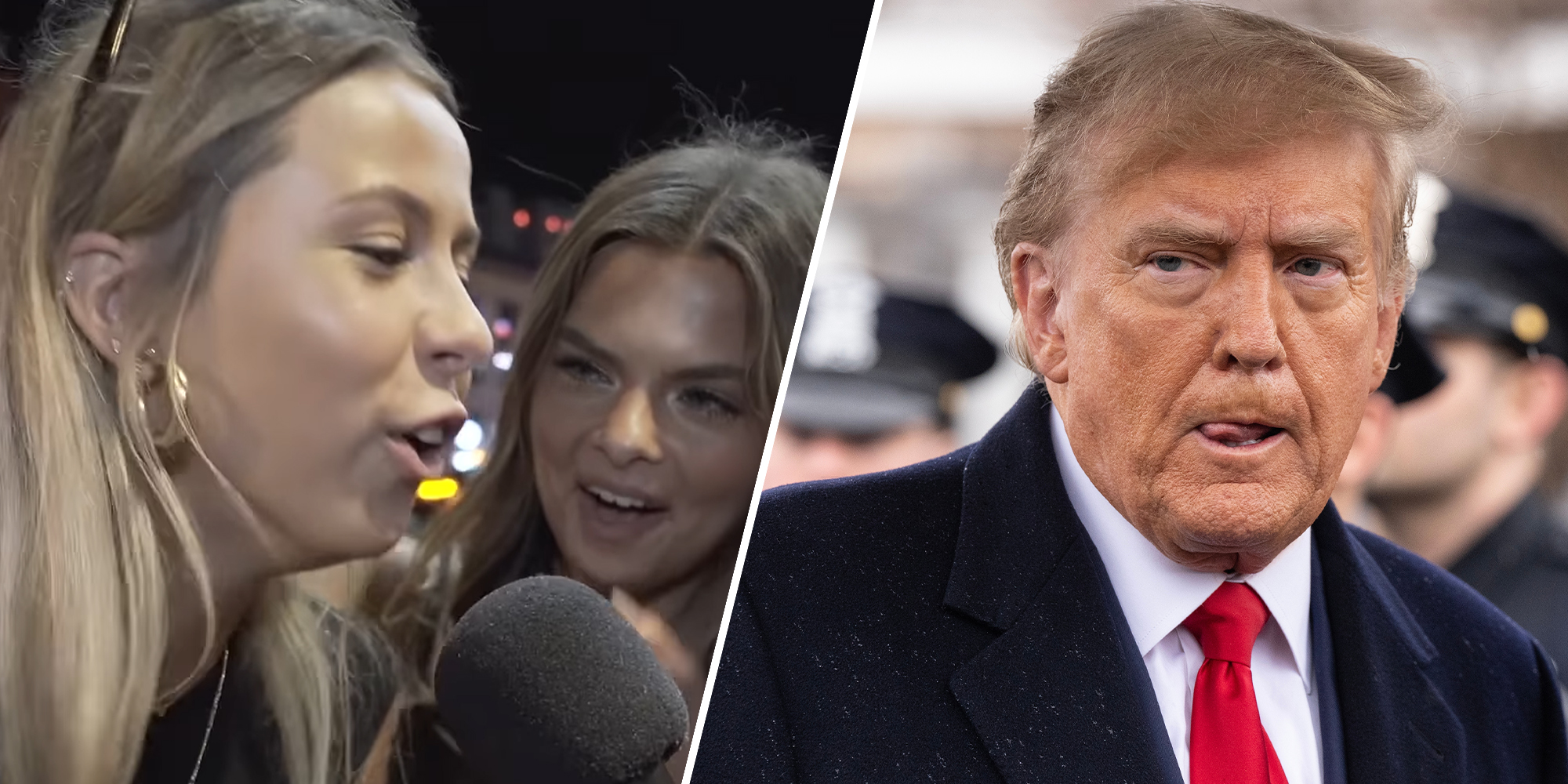 hawk tuah girl says she would not hawl tuah donald trump