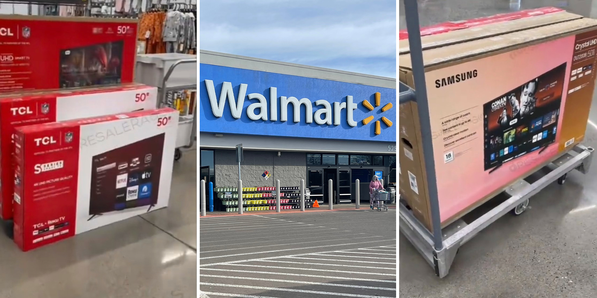 Man says 50-inch TVs are on ‘hidden clearance’ at Walmart for just $50