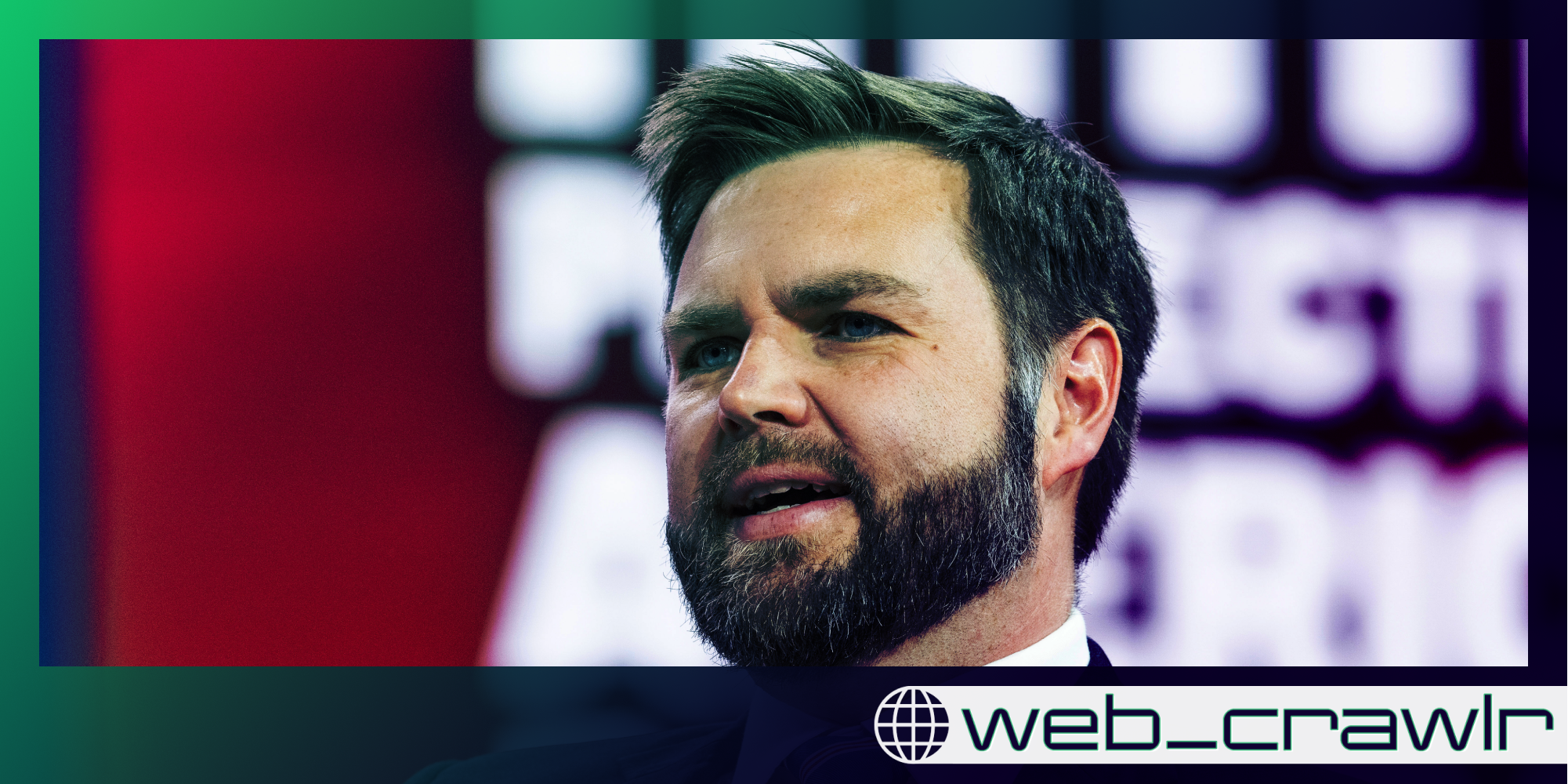 JD Vance. The Daily Dot newsletter web_crawlr logo is in the bottom right corner.