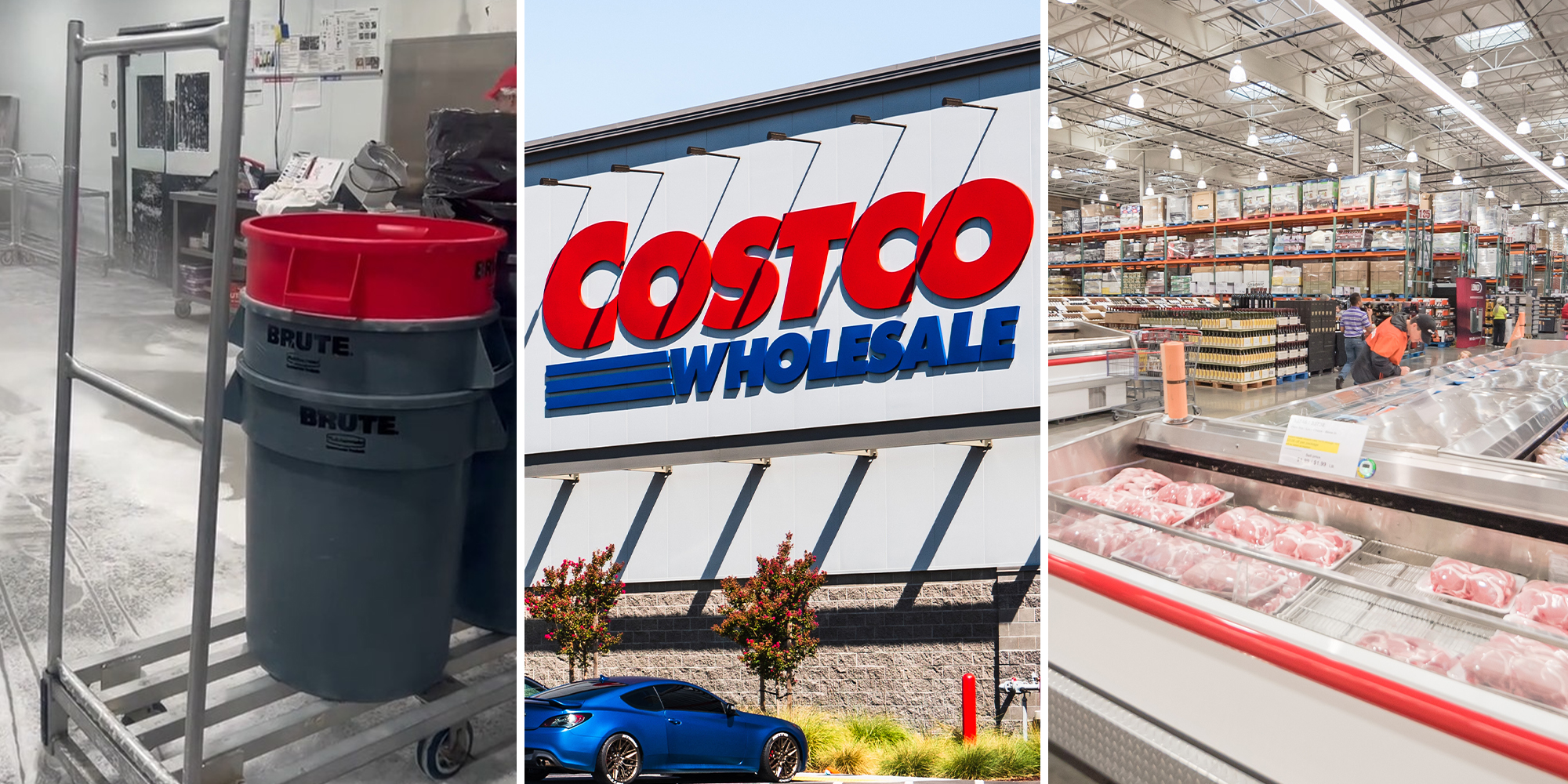 Costco shopper catches workers disinfecting meat room