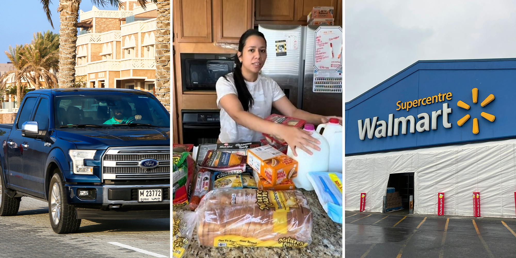 Woman calls out Walmart delivery driver for using pick-up truck to deliver her groceries