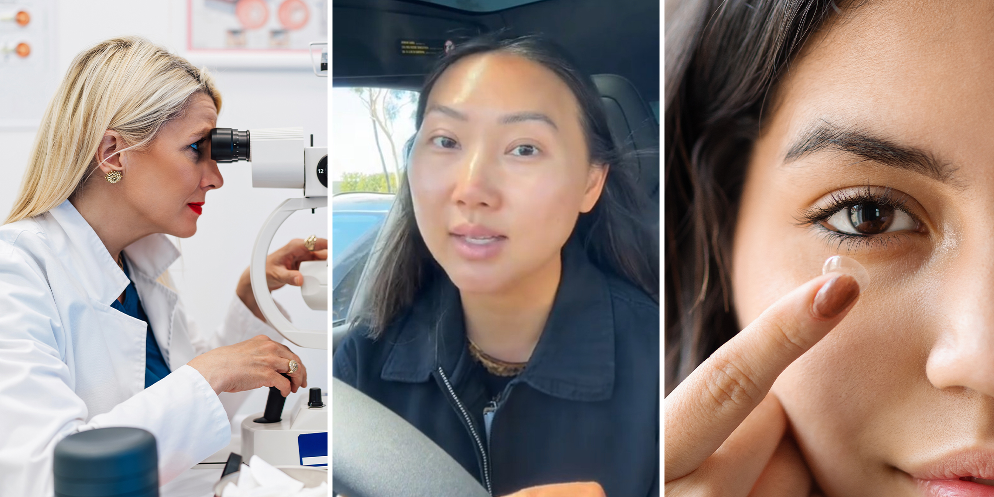 Woman says you should always ask about contacts at the eye doctor