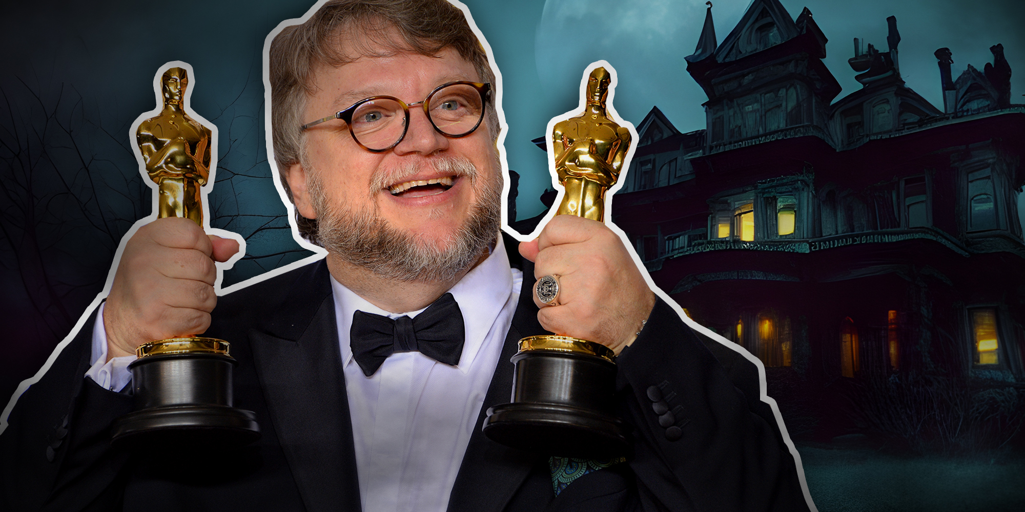 What's up with Guillermo Del Toro staying in haunted hotels?