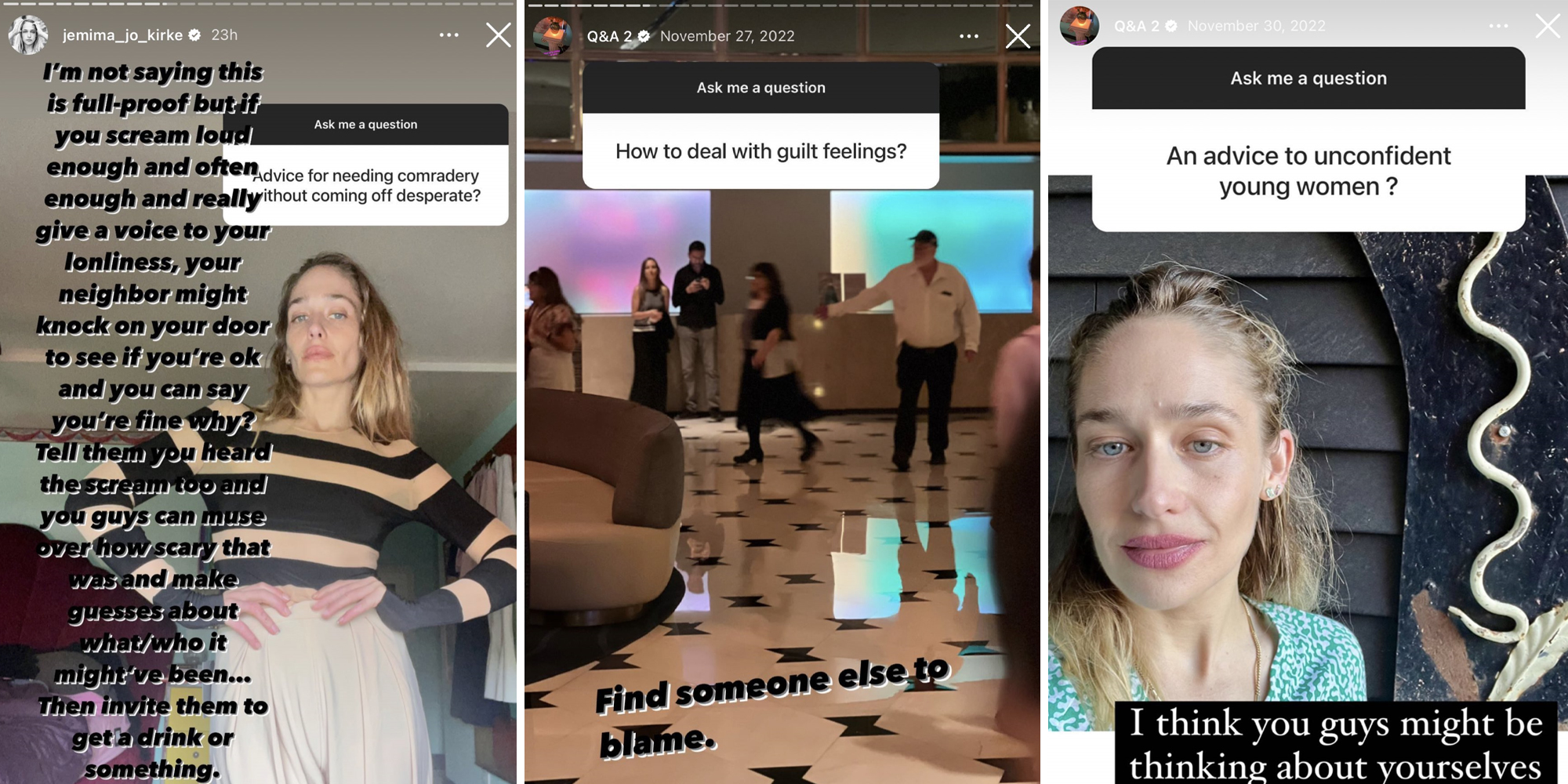 i think you guys might be thinking about yourselves too much