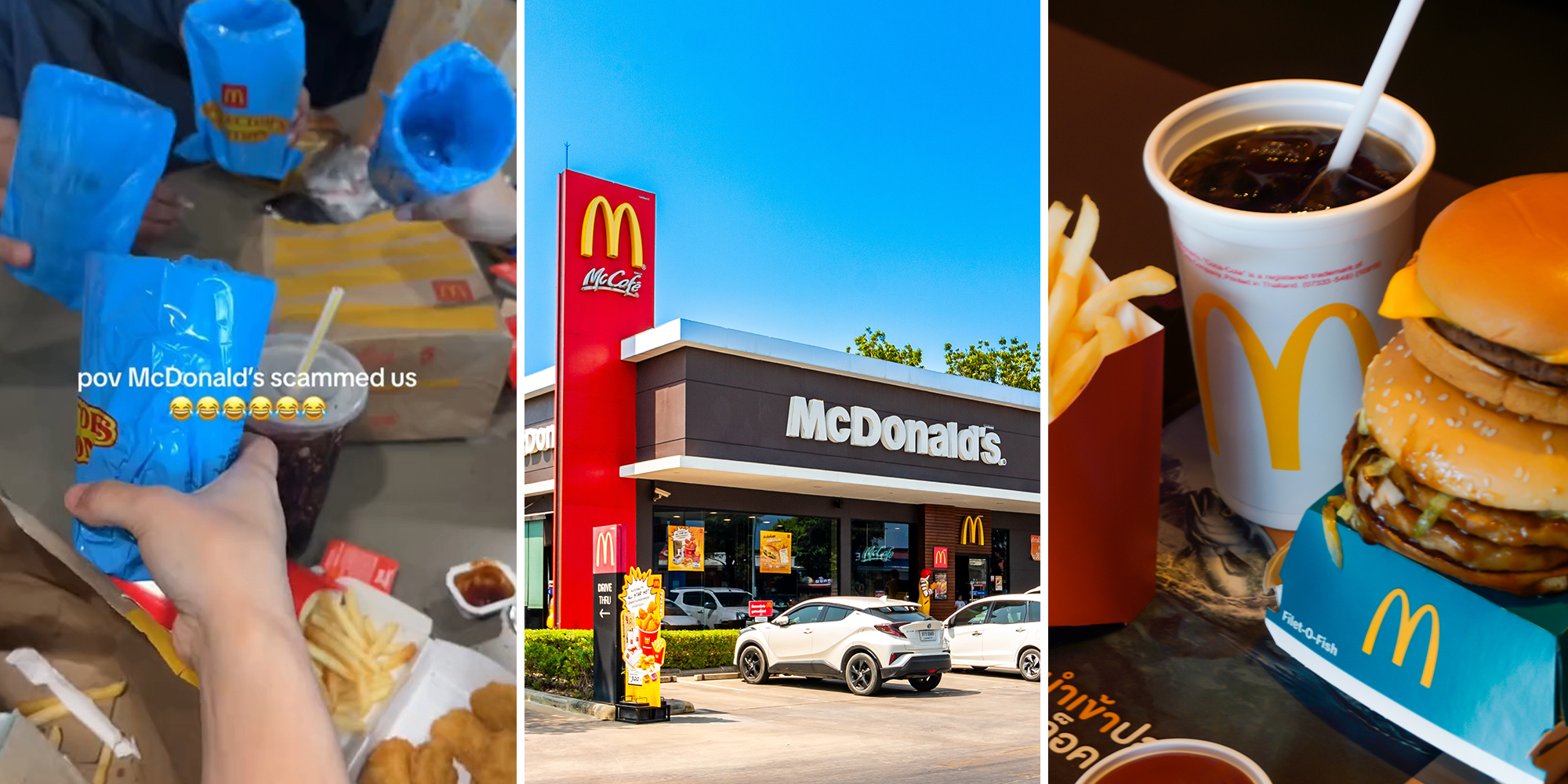 Customers buy 5 collector’s cups from McDonald’s. They can’t believe what they received