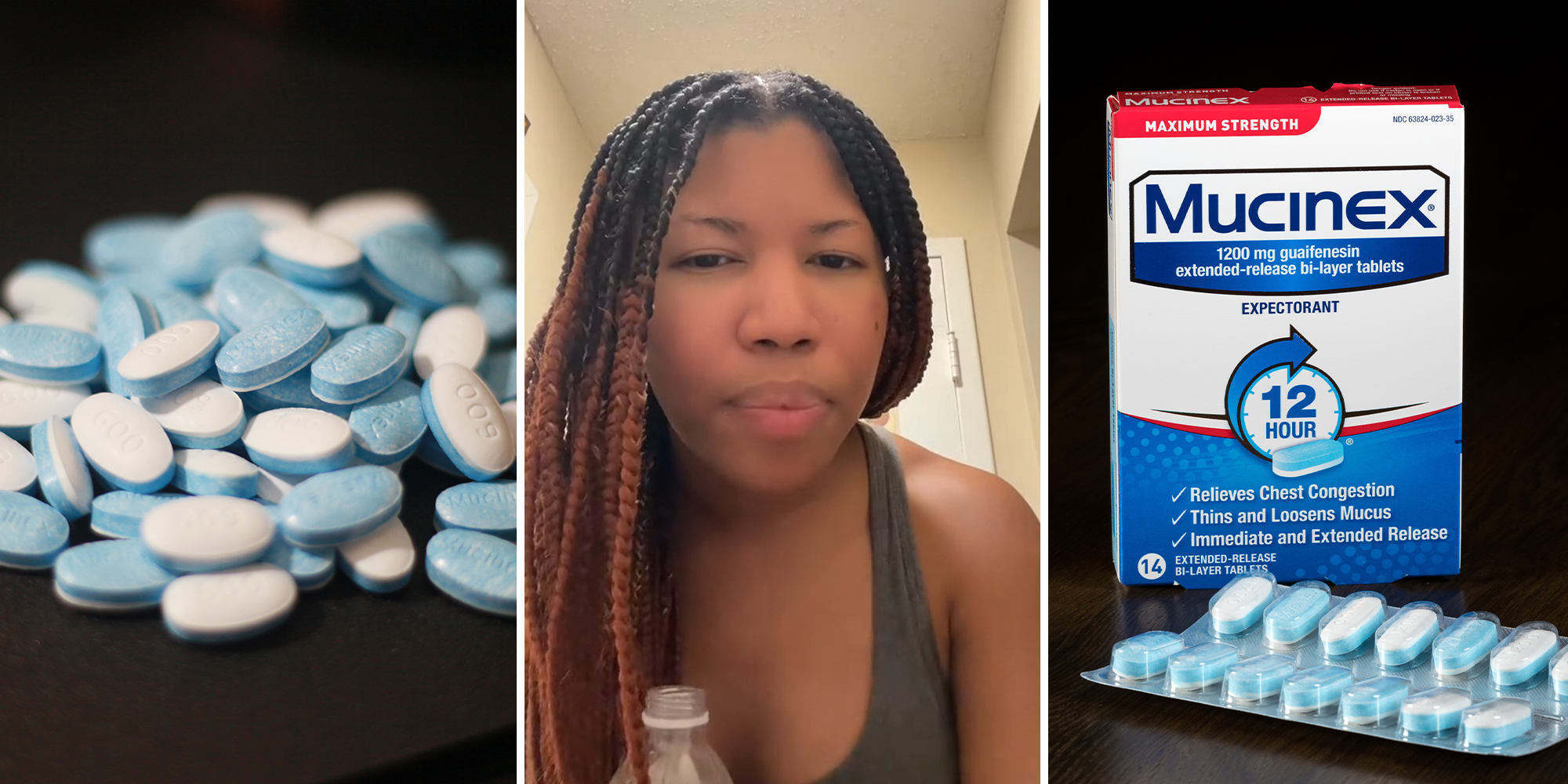Woman says you should never cut Mucinex DM in half