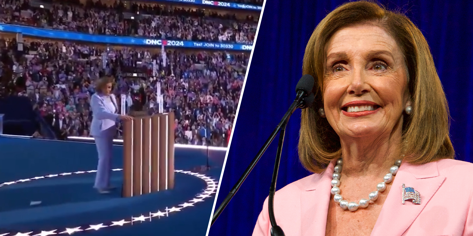 What fell out of Pelosi's pants at the DNC?