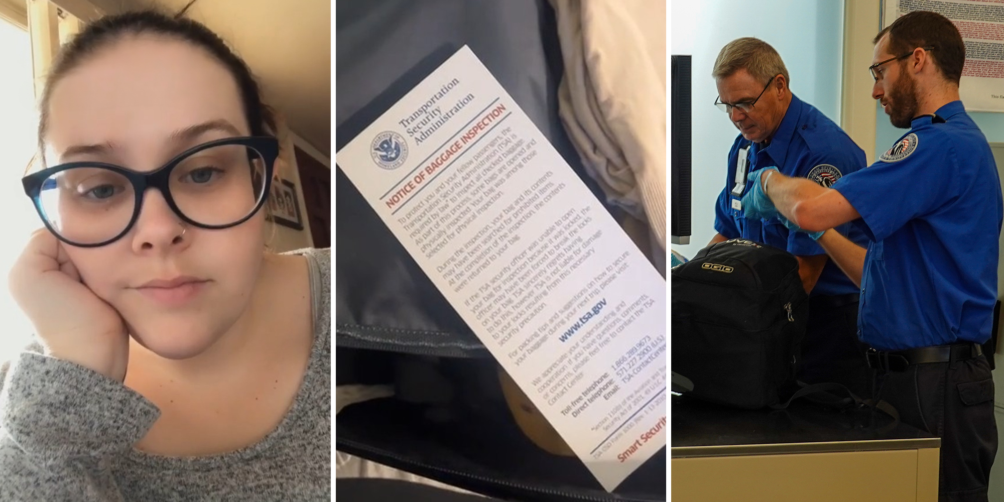 What happens if you bring fiber powder in your checked airport luggage?