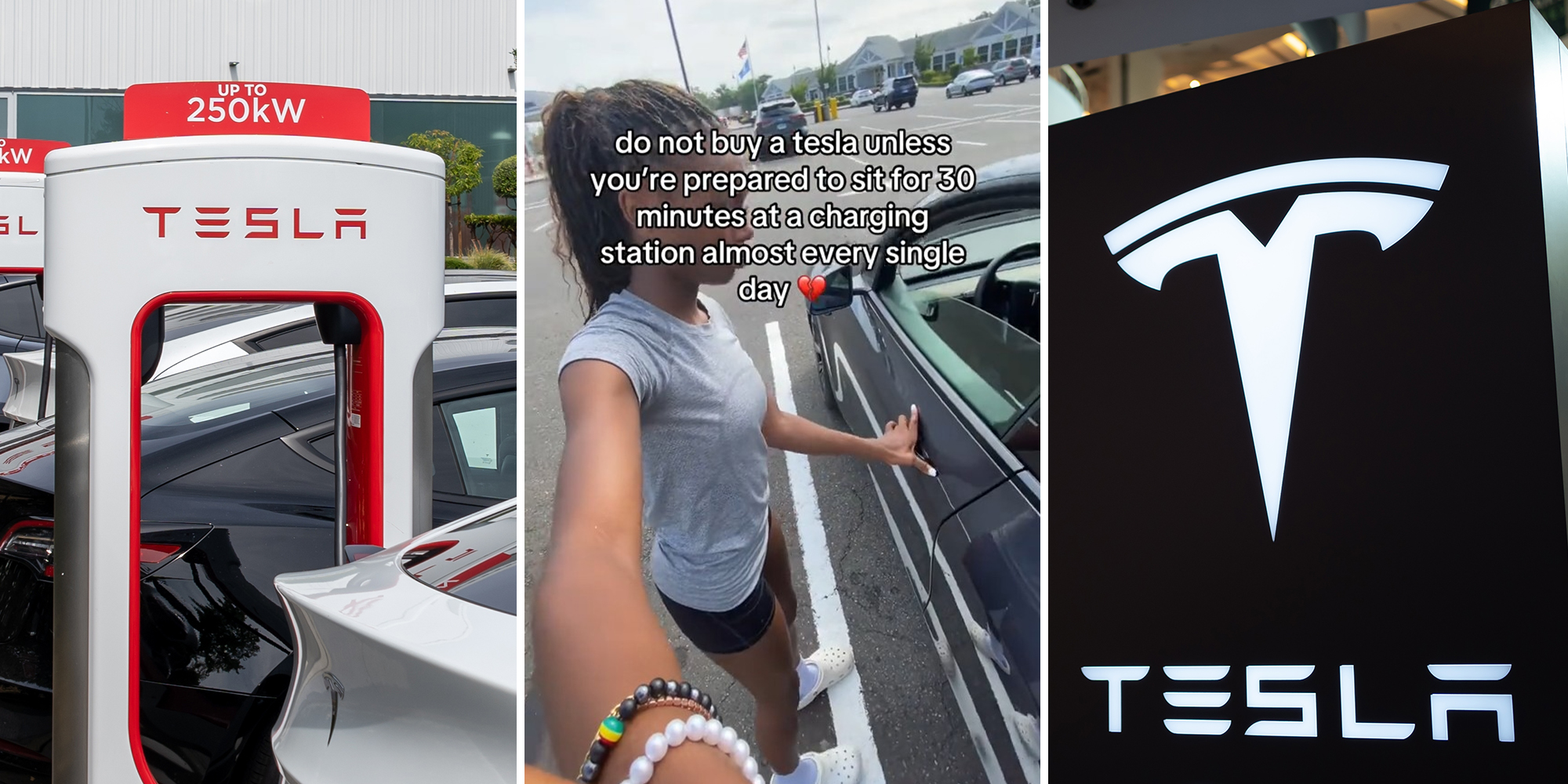 Tesla Customer mentions long wait times for charging