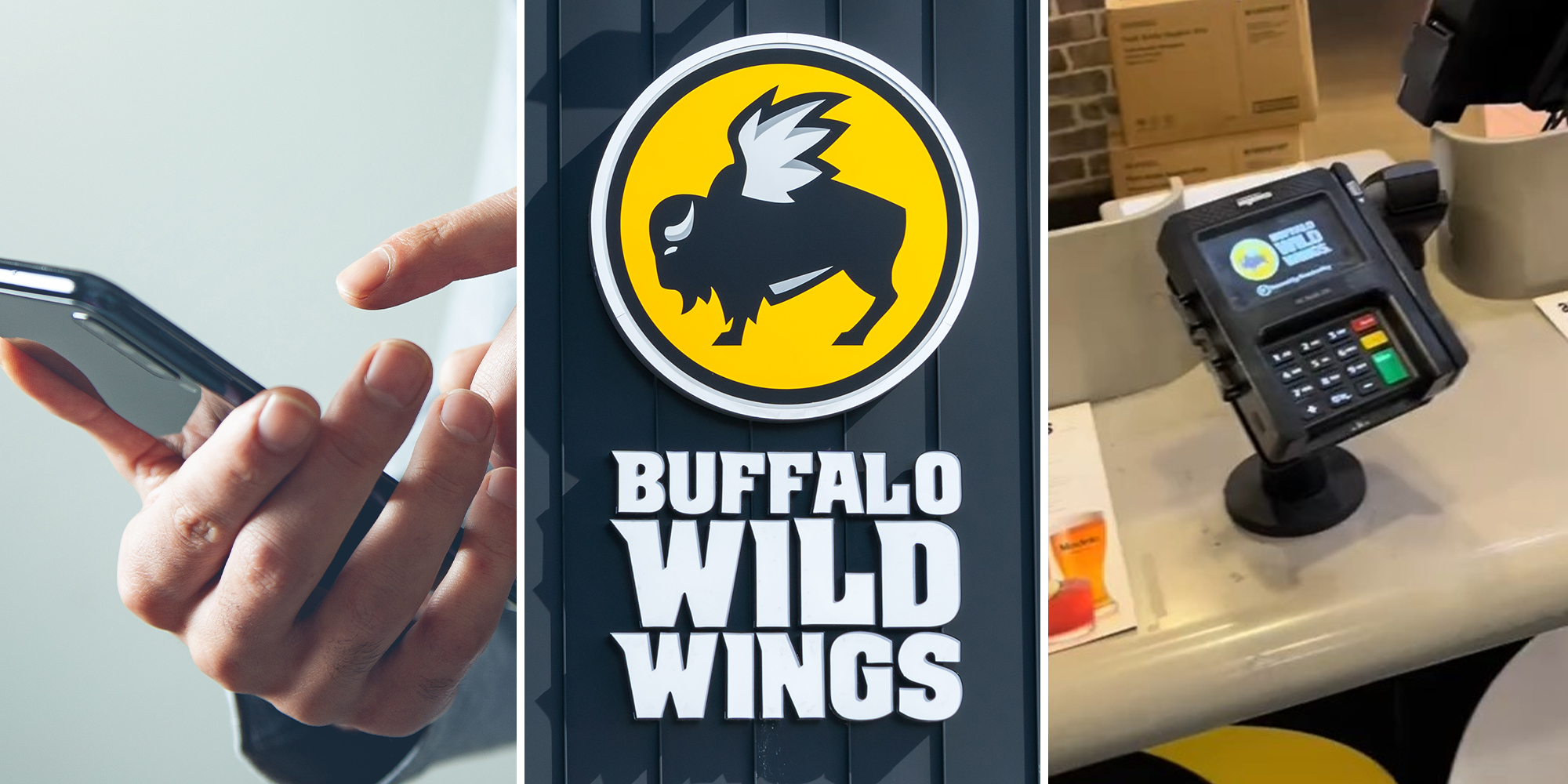 Buffalo Wild Wings customers wait 10 minutes for server to take their order. So they call the restaurant