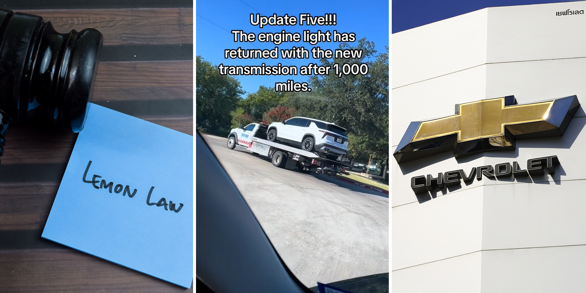 Man has to get brand-new Chevrolet towed away after only 1,000 miles