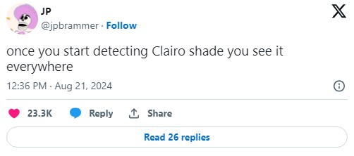 clairo shade tweet