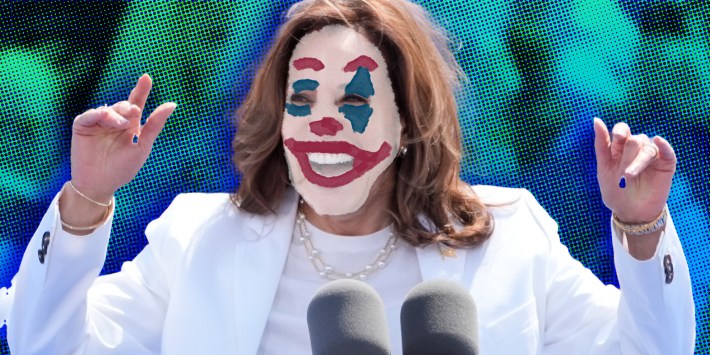 Kamala Harris as the Joker