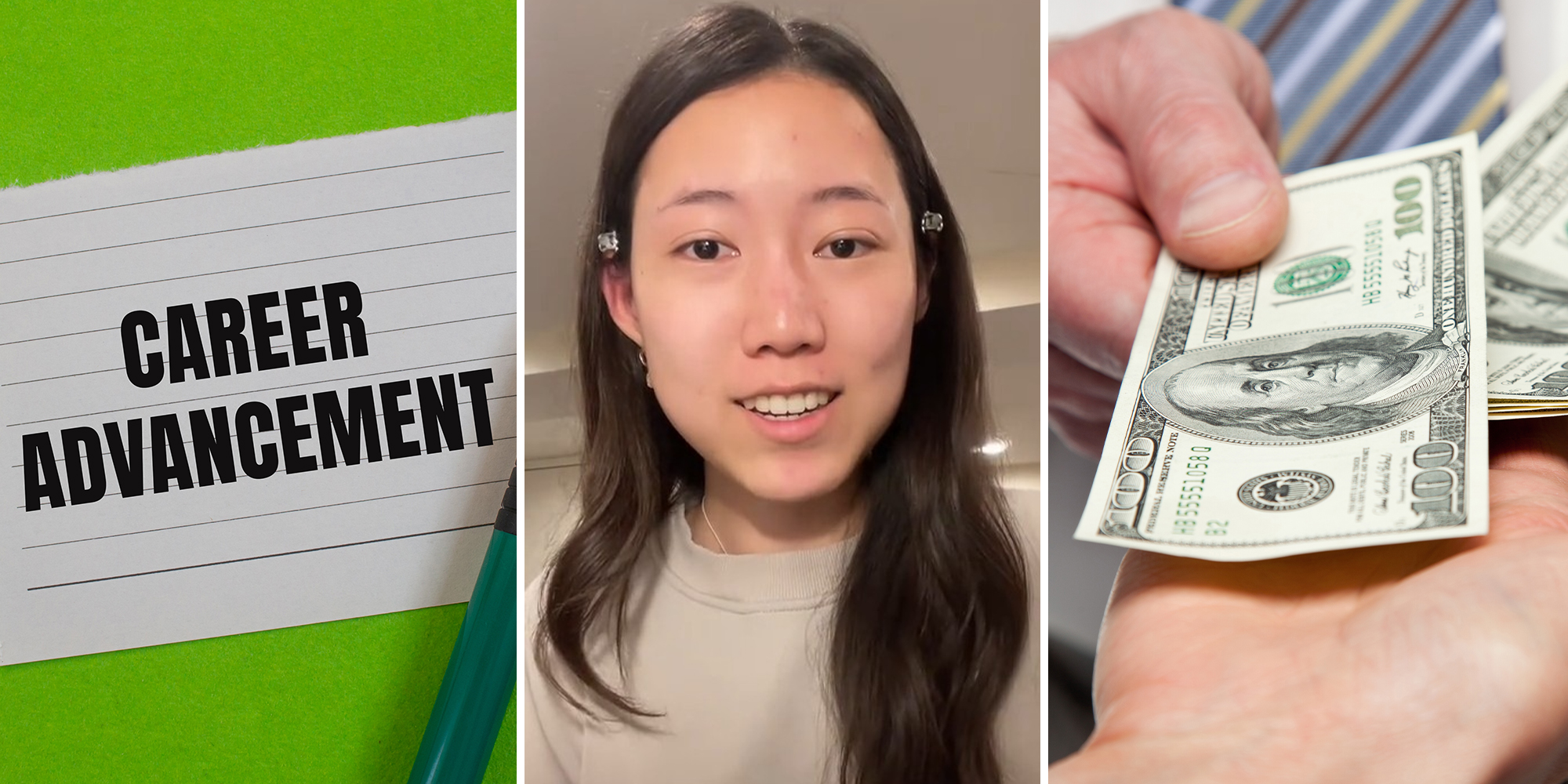 Woman says she got a pay decrease to go with her promotion