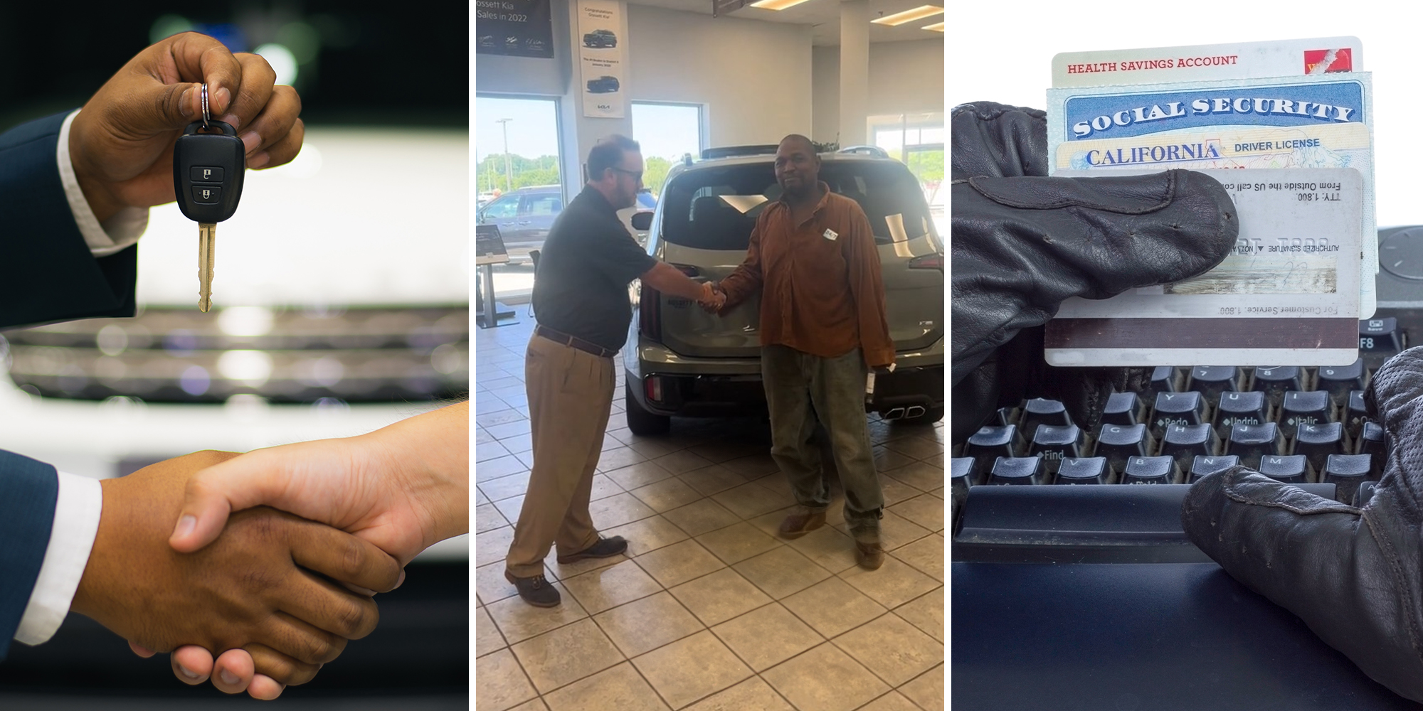 Man steal’s someone’s identity to buy a car at the dealership