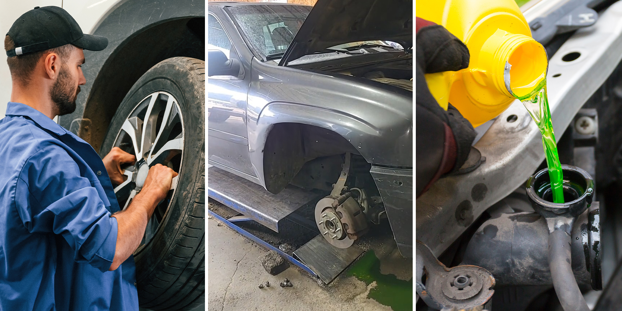 Woman comes in for tire repair but ignores coolant leak. It’s more common than you think