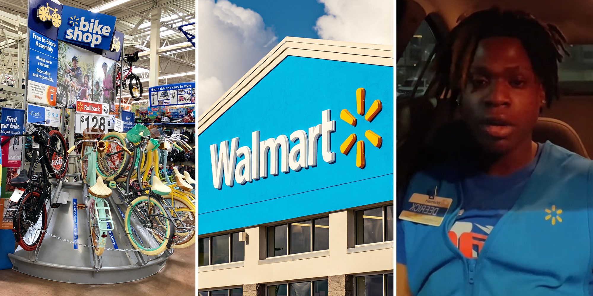 Walmart worker says shopper came in to buy a bike. Then she tries to take it home