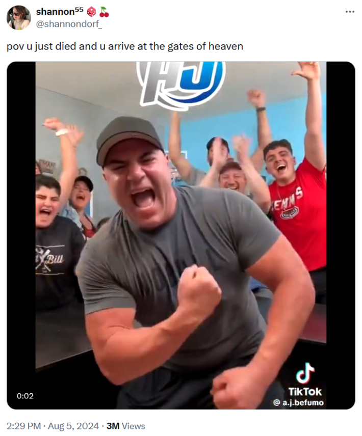 We're Costco guys meme with a screenshot of the "just give me the money" prank video.