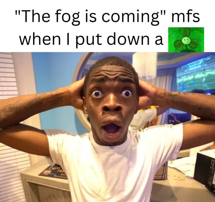 The fog is coming Plants Vs Zombies meme