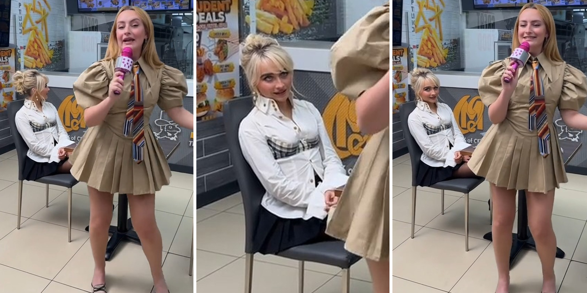 this is espresso meme - Sabrina Carpenter's 'Chicken Shop Date' appearance launches 'This is Espresso' TikTok meme