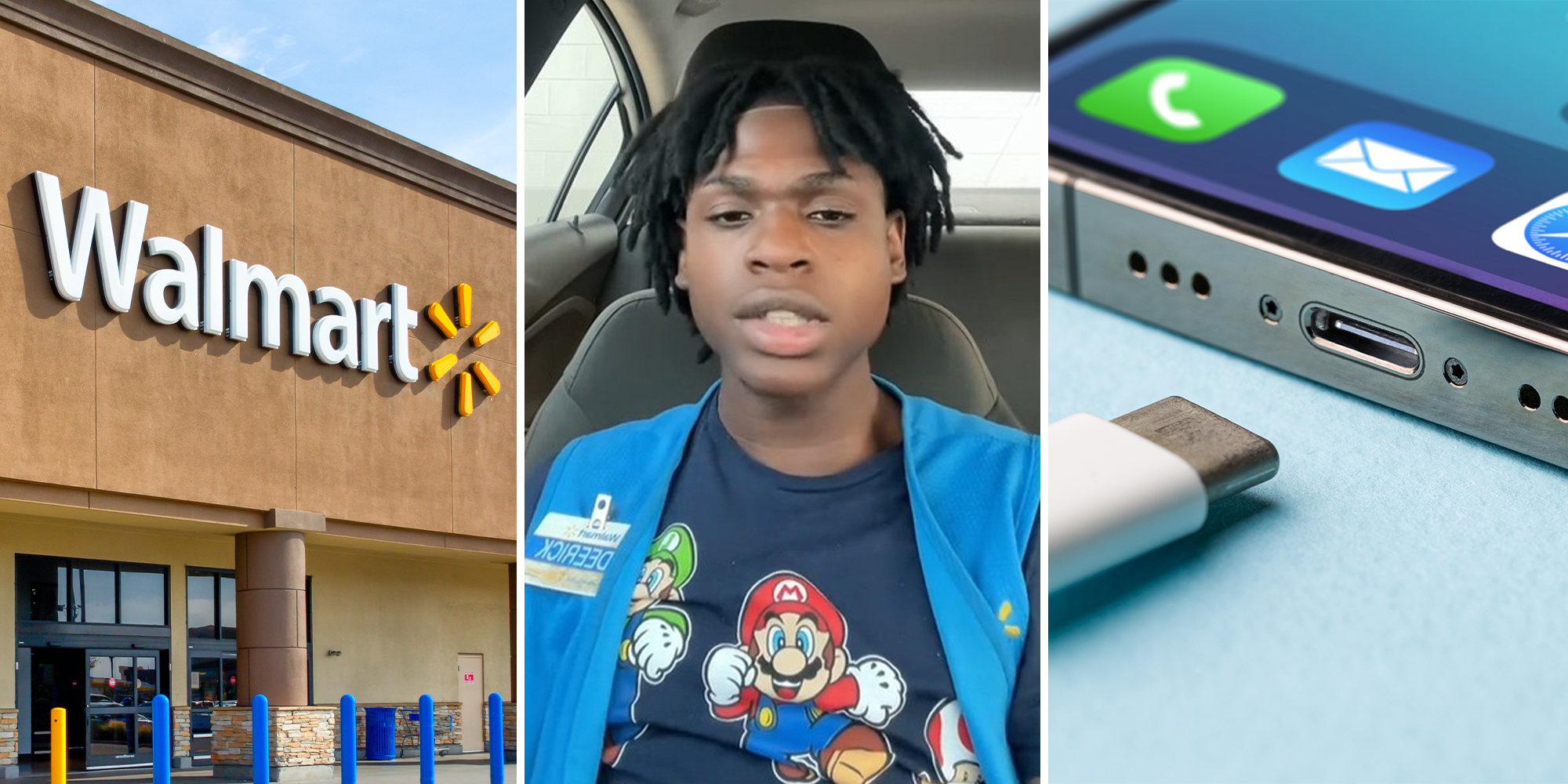 Walmart electronics worker says customer insisted on purchasing iPhone charger