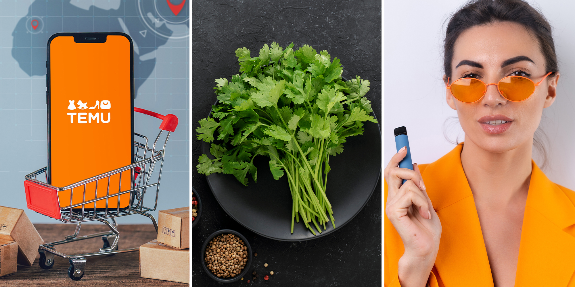 Woman claims this vape from Temu reversed the cilantro soap gene in her sister