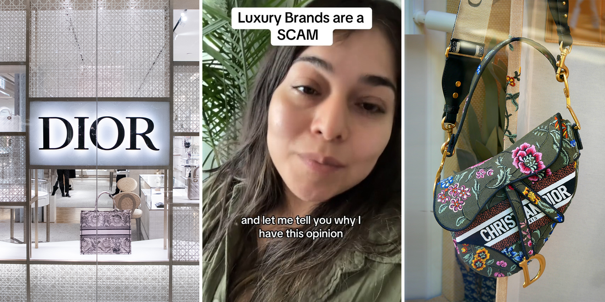 Woman says you’re getting scammed with luxury brands like Dior.
