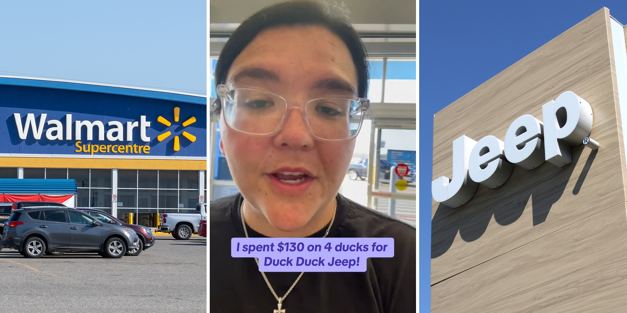 Walmart customer buys $130 of giant ducks for ‘Duck Duck Jeep’