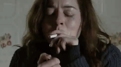 cigarette explosion gif Woman Lighting A Cigarette And Exploding: A Meme