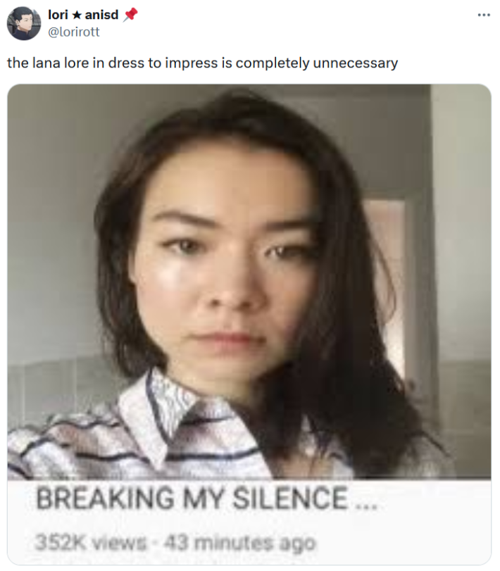 lana dress to impress