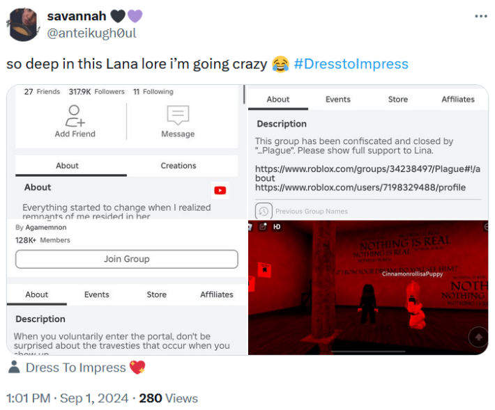 lana dress to impress