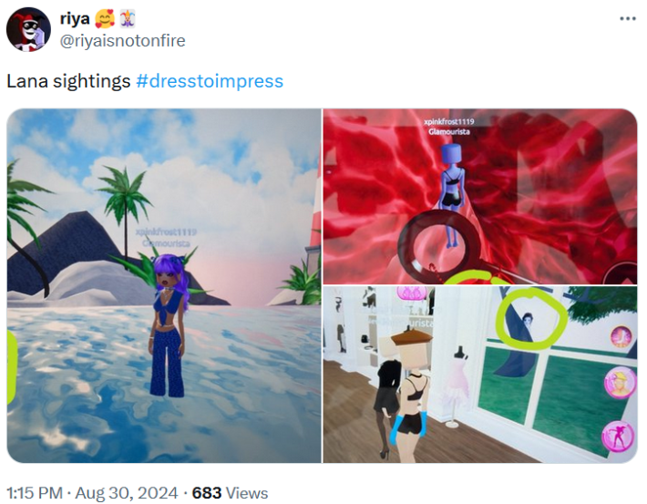 lana dress to impress