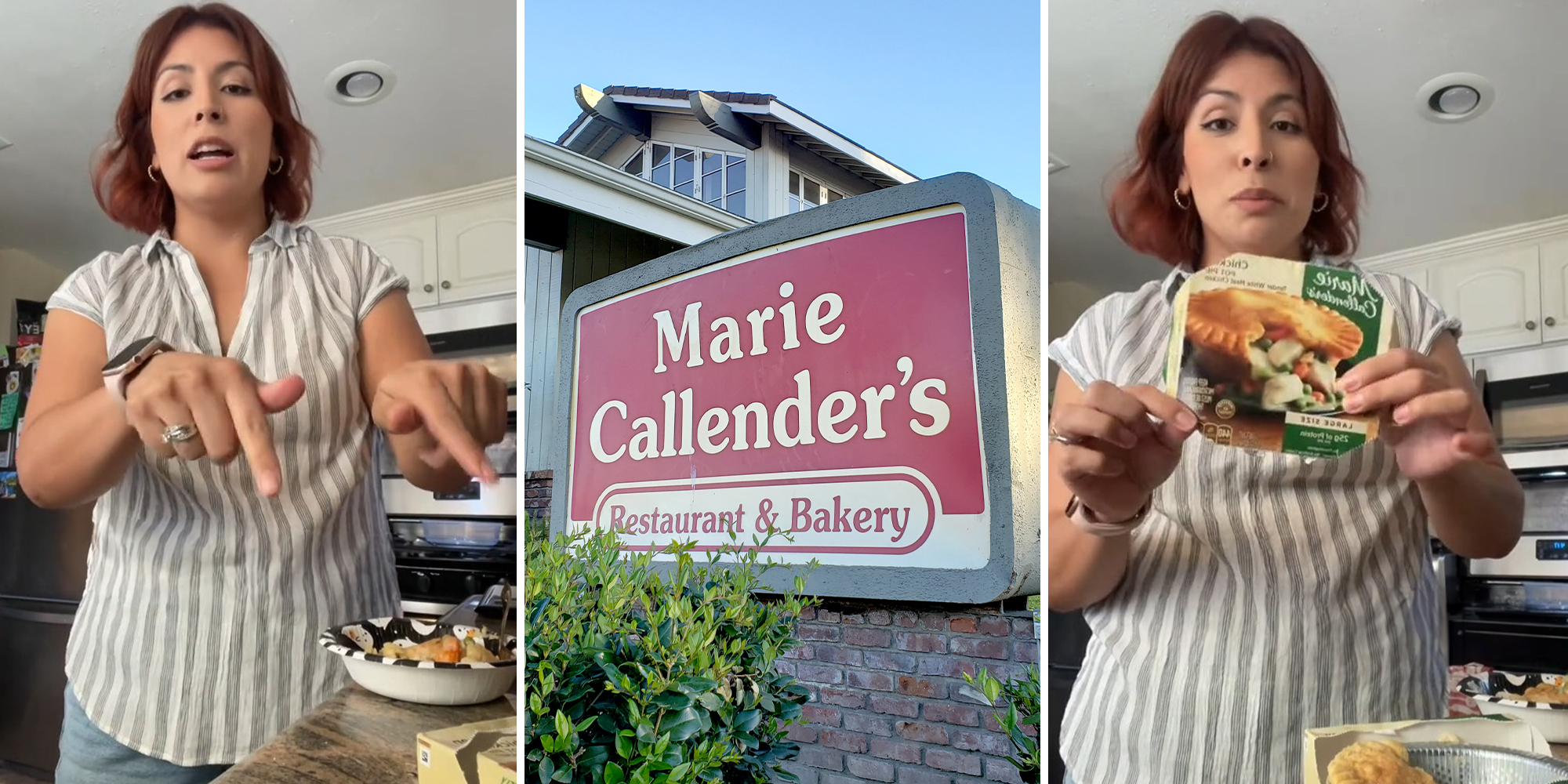 Woman accuses Marie Callender's of being deceiving after opening chicken pot pie