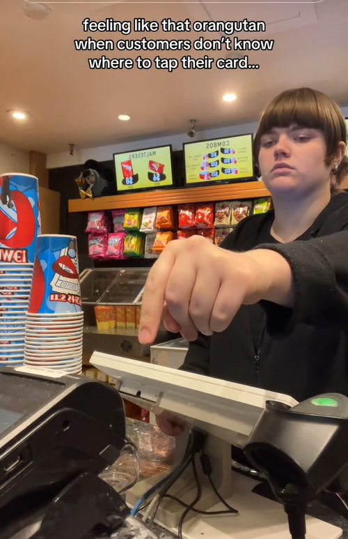 pointing orangutan meme