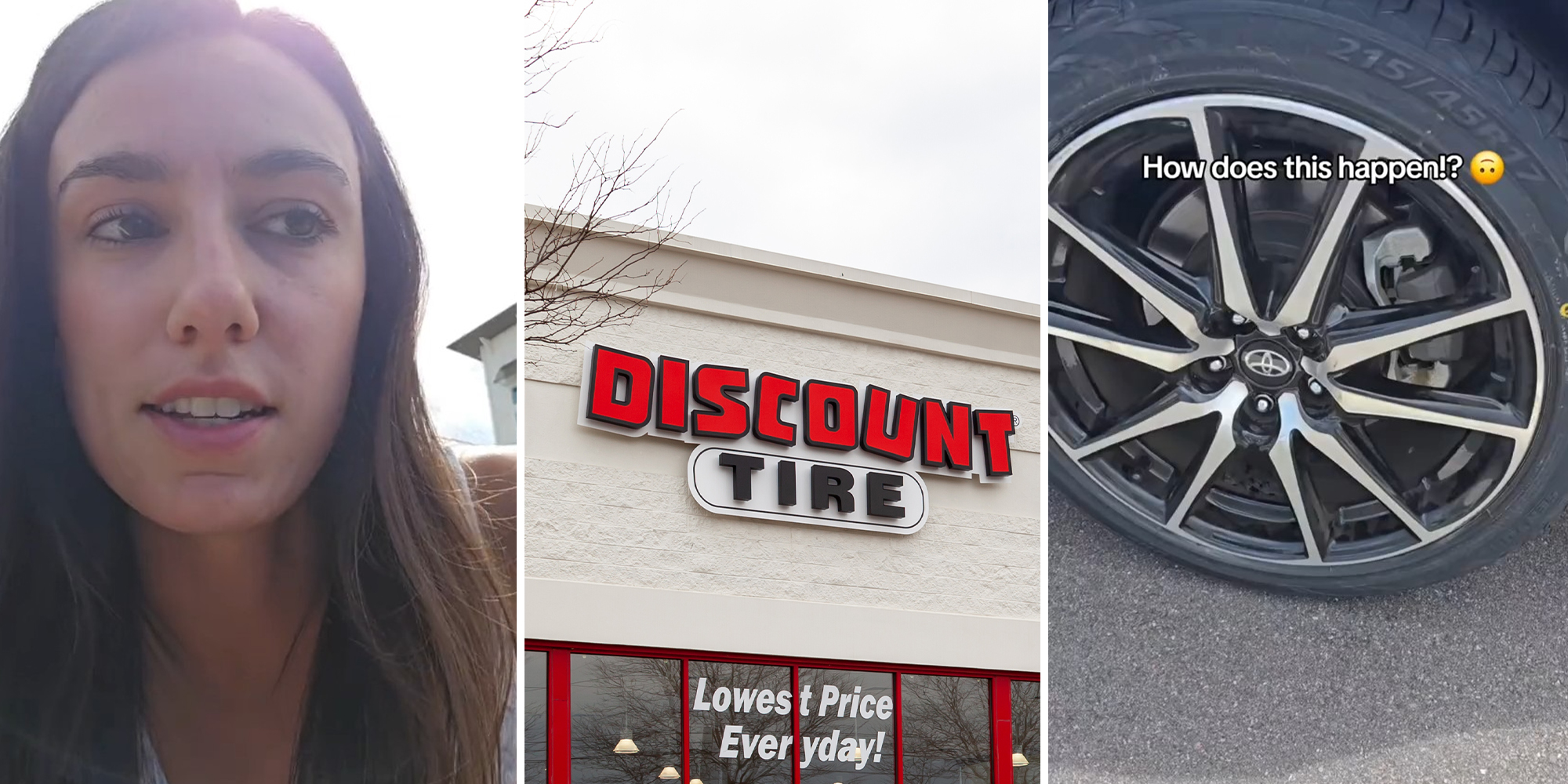 Toyota driver notices something suspicious after going to Discount Tire