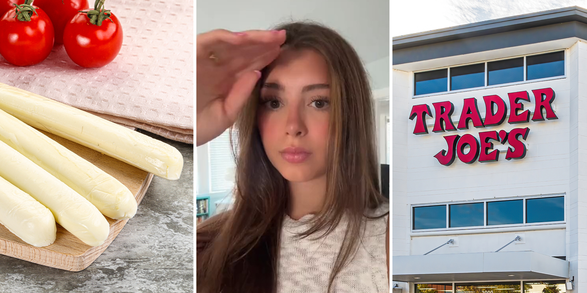 Trader Joe’s customer buys the cheese sticks. They they notice something unusual about them