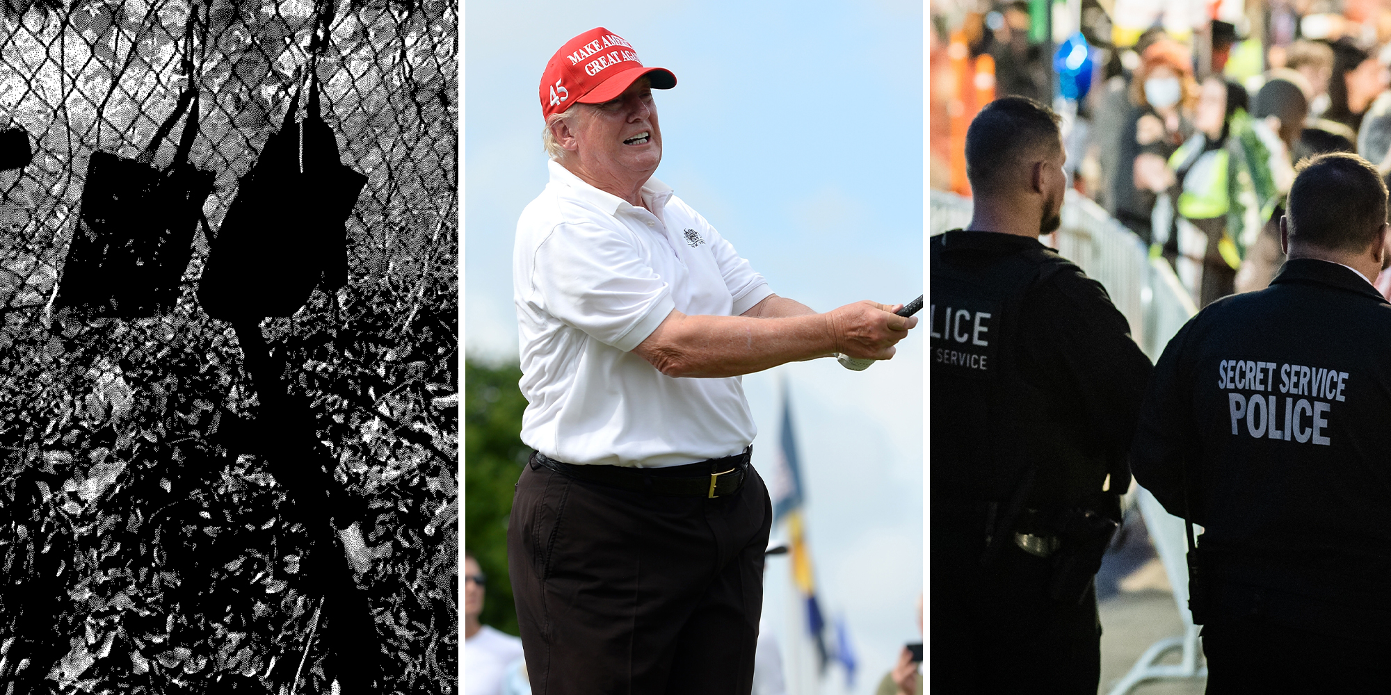 Trump's "last-minute" golf outing before man with guns was confronted by Secret Service fuels swirling theories
