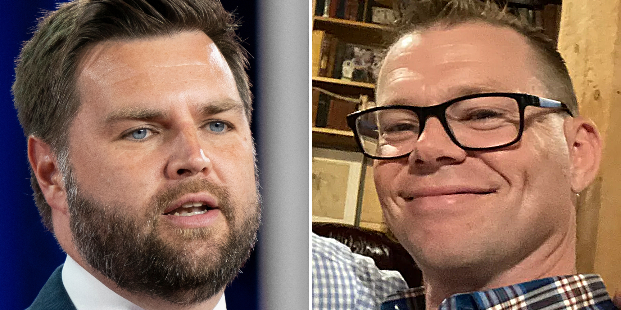 JD Vance (l) Darryl Cooper (r)