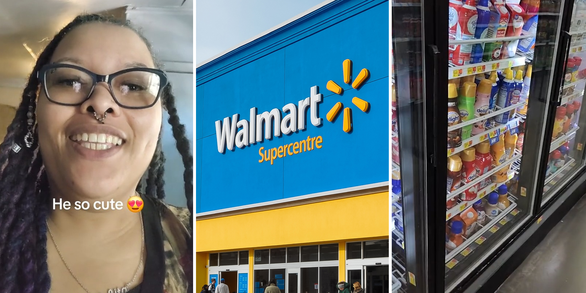 Walmart shopper can’t believe what she caught store using as makeshift door handle in fridge section