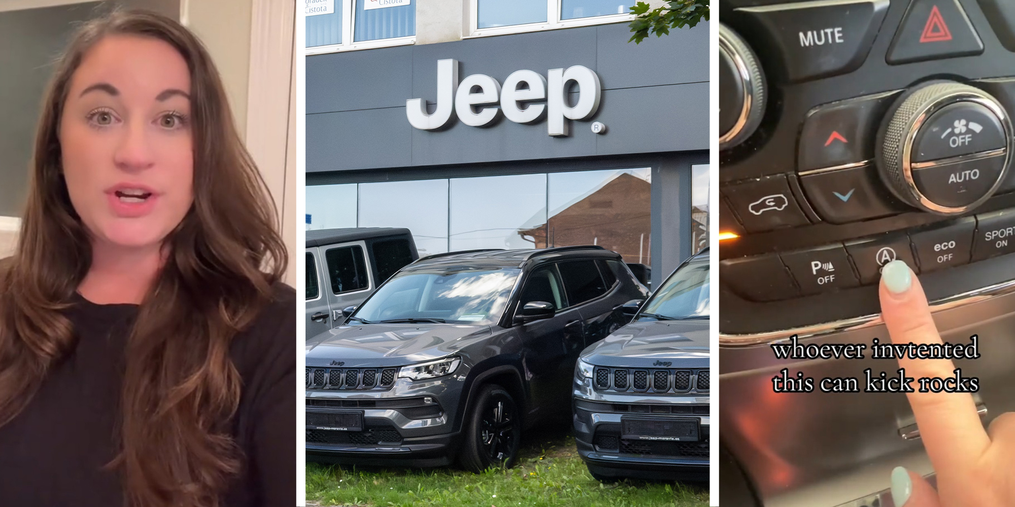 Woman slams Jeep Grand Cherokee for Auto Stop/Start feature