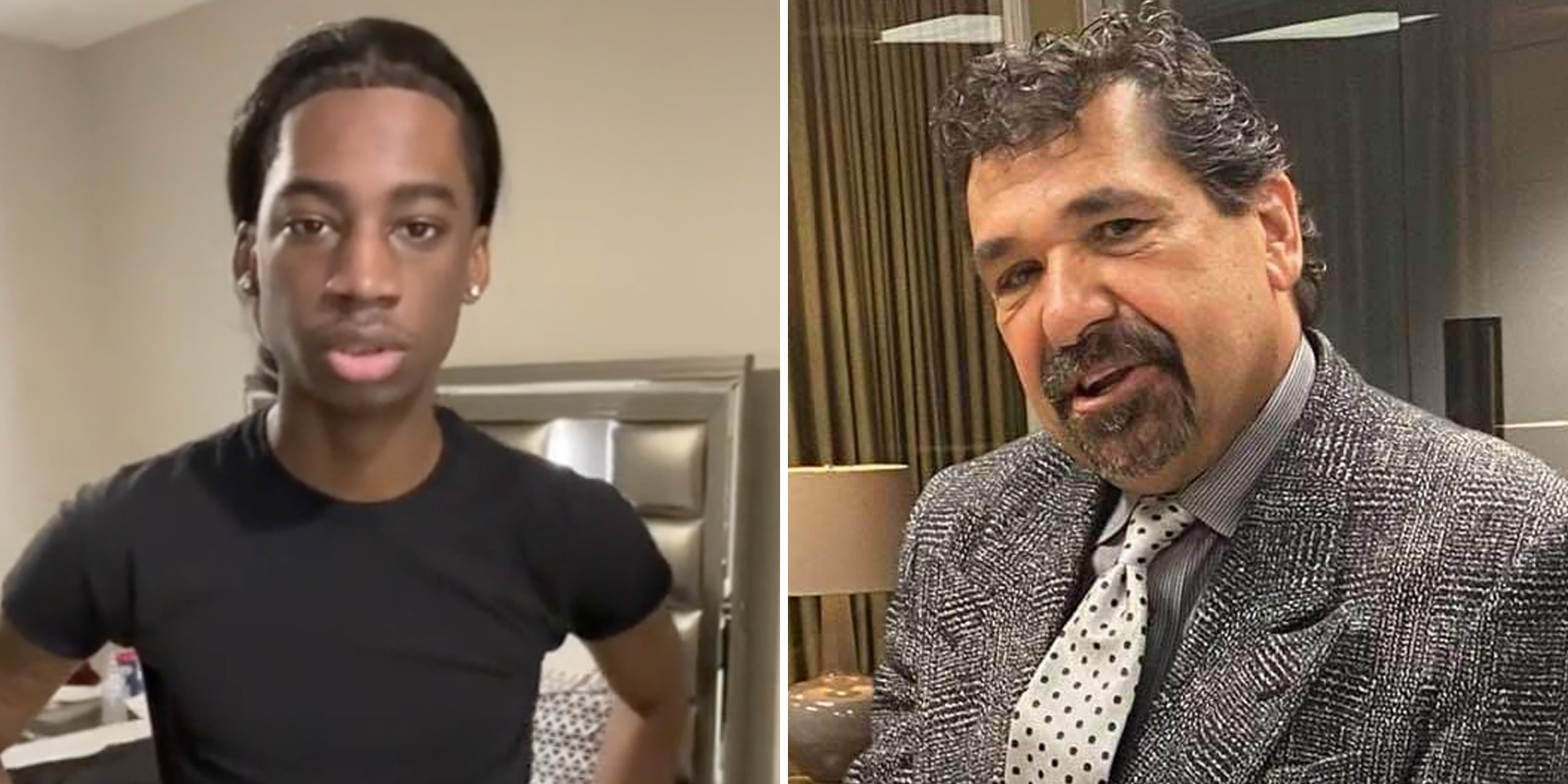 Terryon Ishmael Thomas aka Mr. Prada(l), Nick Abraham(r)